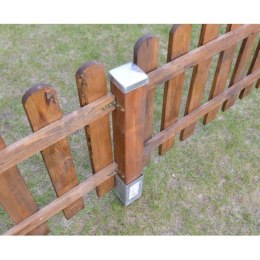 Słupek ogrodzeniowy drewniany, kantówka 240x7x7cm