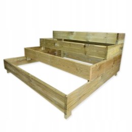 Skrzynia, warzywniak, zielnik, ZESTAW 124x120x58cm