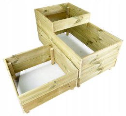 Skrzynia, warzywniak, zielnik, donica 124x60x29cm